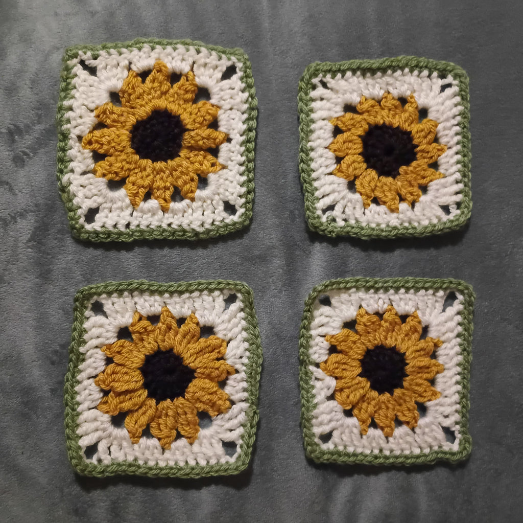 Sunflower Coasters