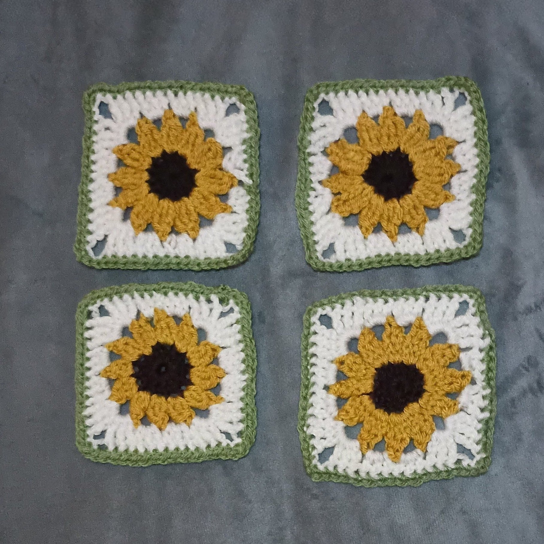 Sunflower Coasters